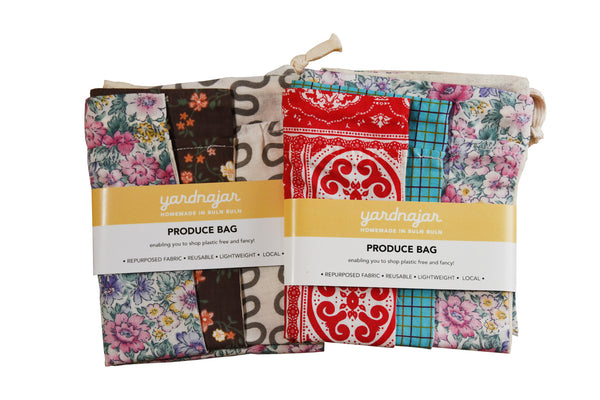 Fabric produce bags - Pack of 3